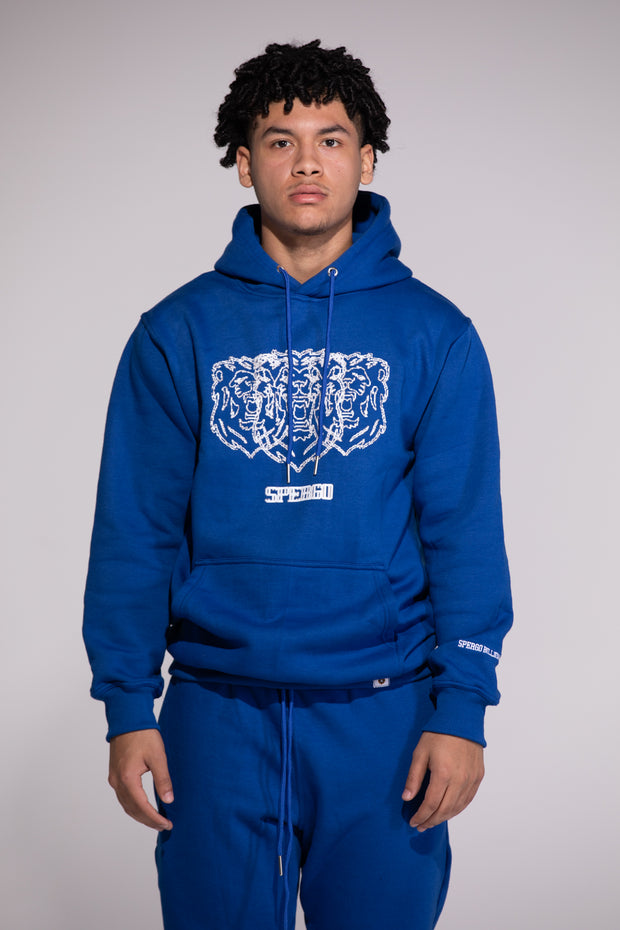 light blue supreme hoodie
